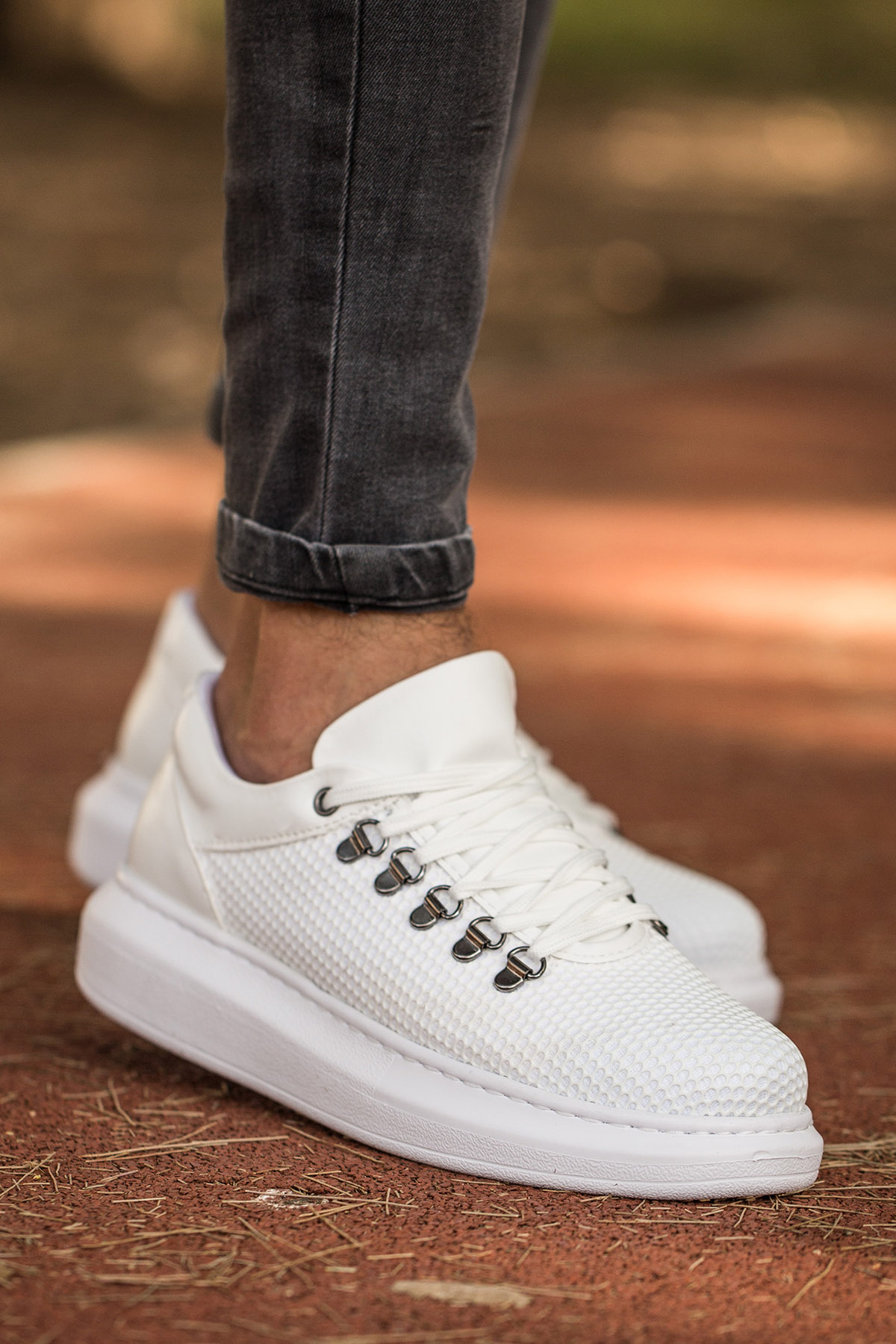 MN021 - CBT Favo Erkek Ayakkabı BEYAZ