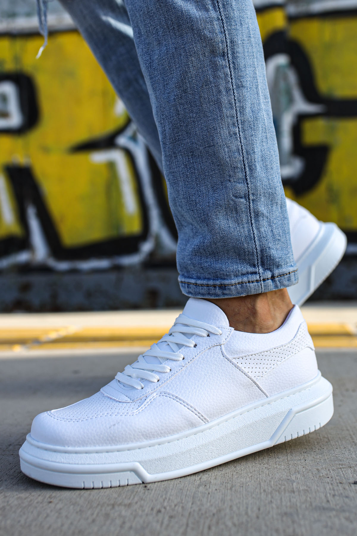 MN075 - CBT Signature Erkek Ayakkabı BEYAZ