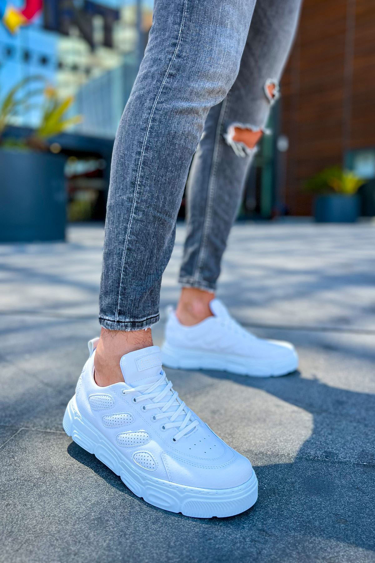 MN105 - CBT Cronus Erkek Ayakkabı BEYAZ