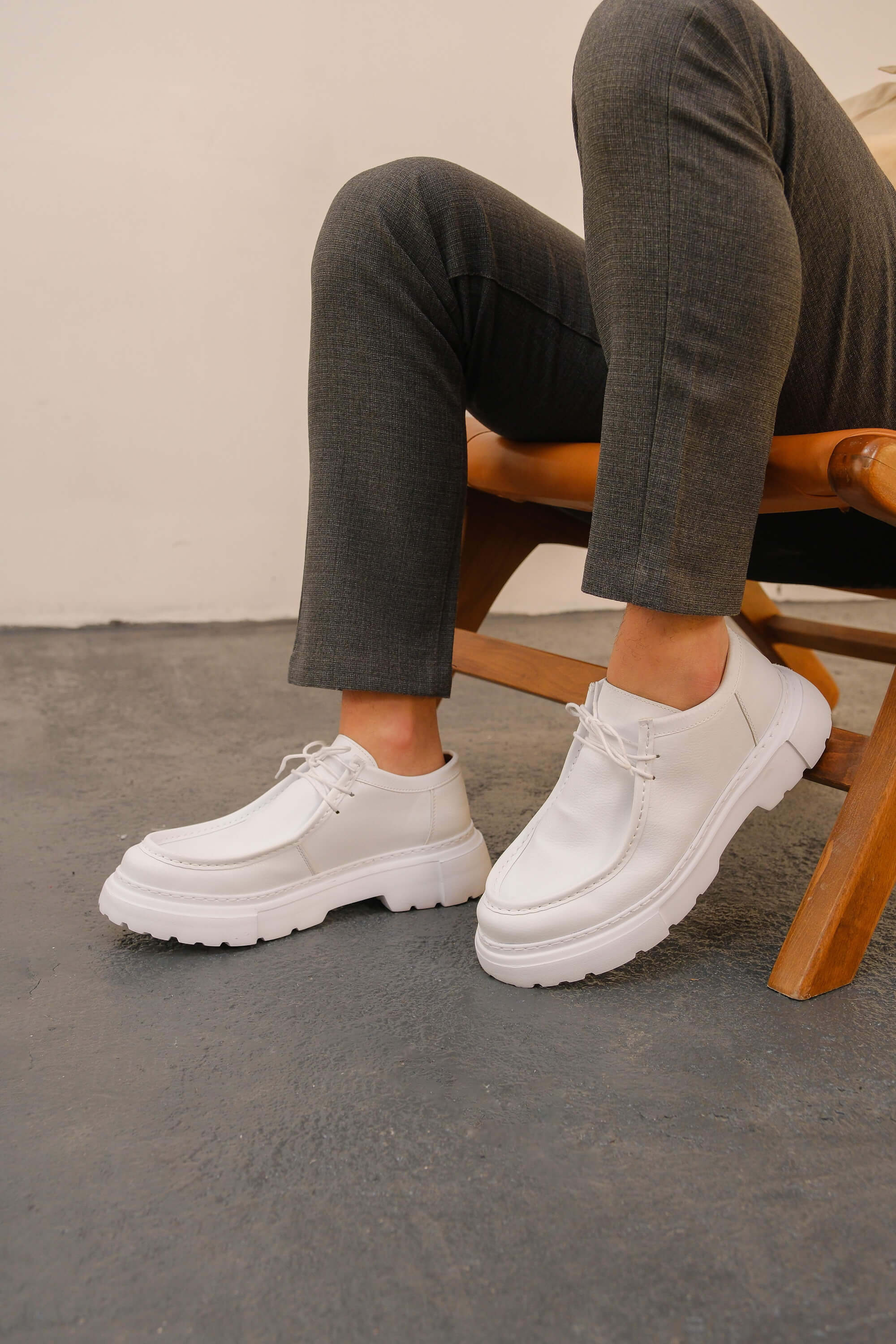 MN2404 - CBT Castle Erkek Ayakkabı BEYAZ