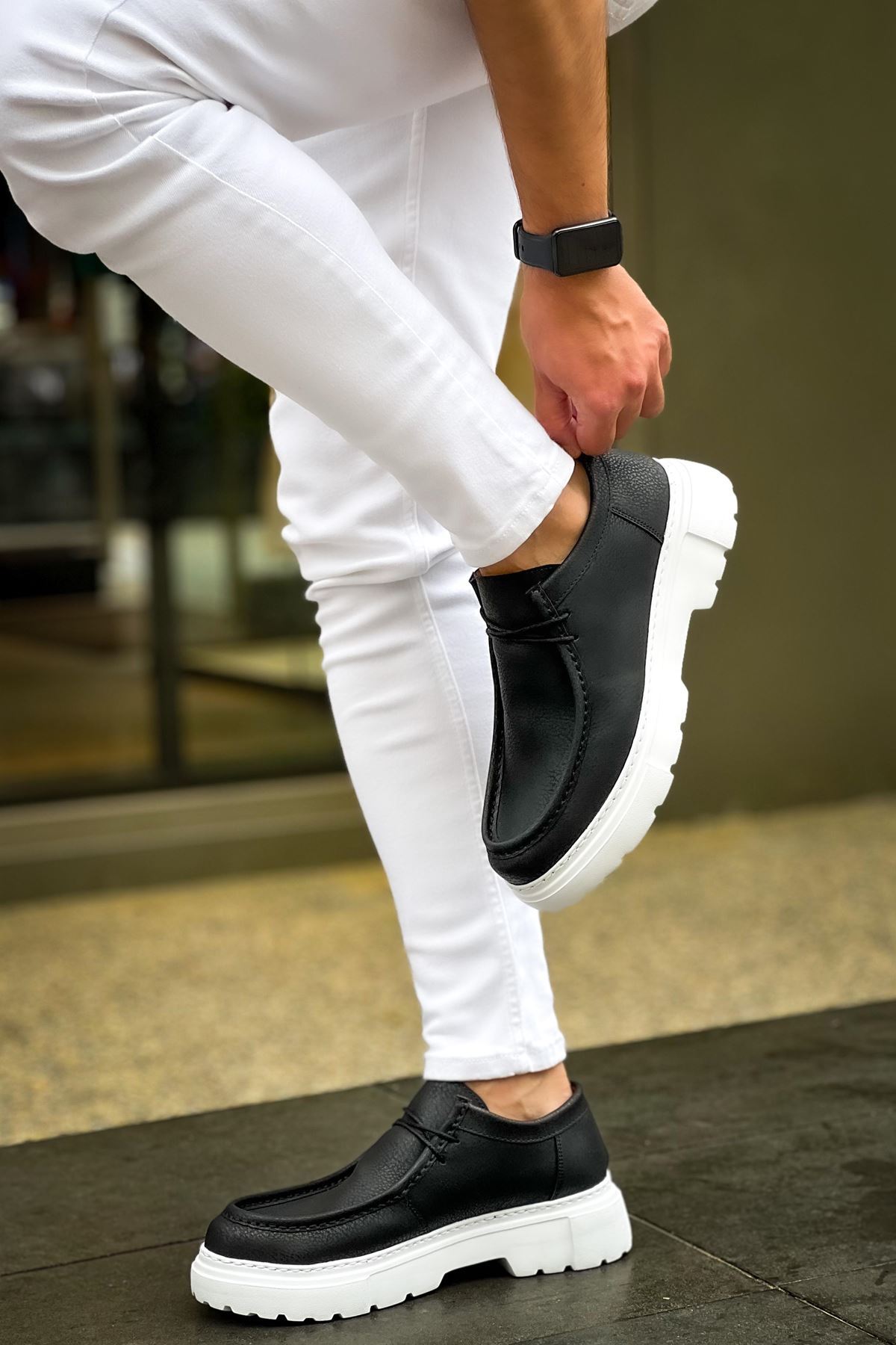 MN2404 - CBT Castle Erkek Ayakkabı SIYAH