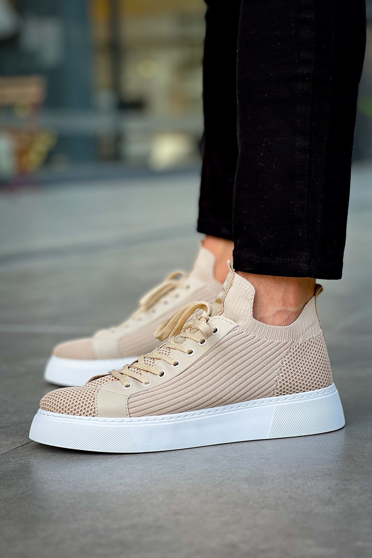 MN2423 - TBT Erkek Ayakkabı BEJ