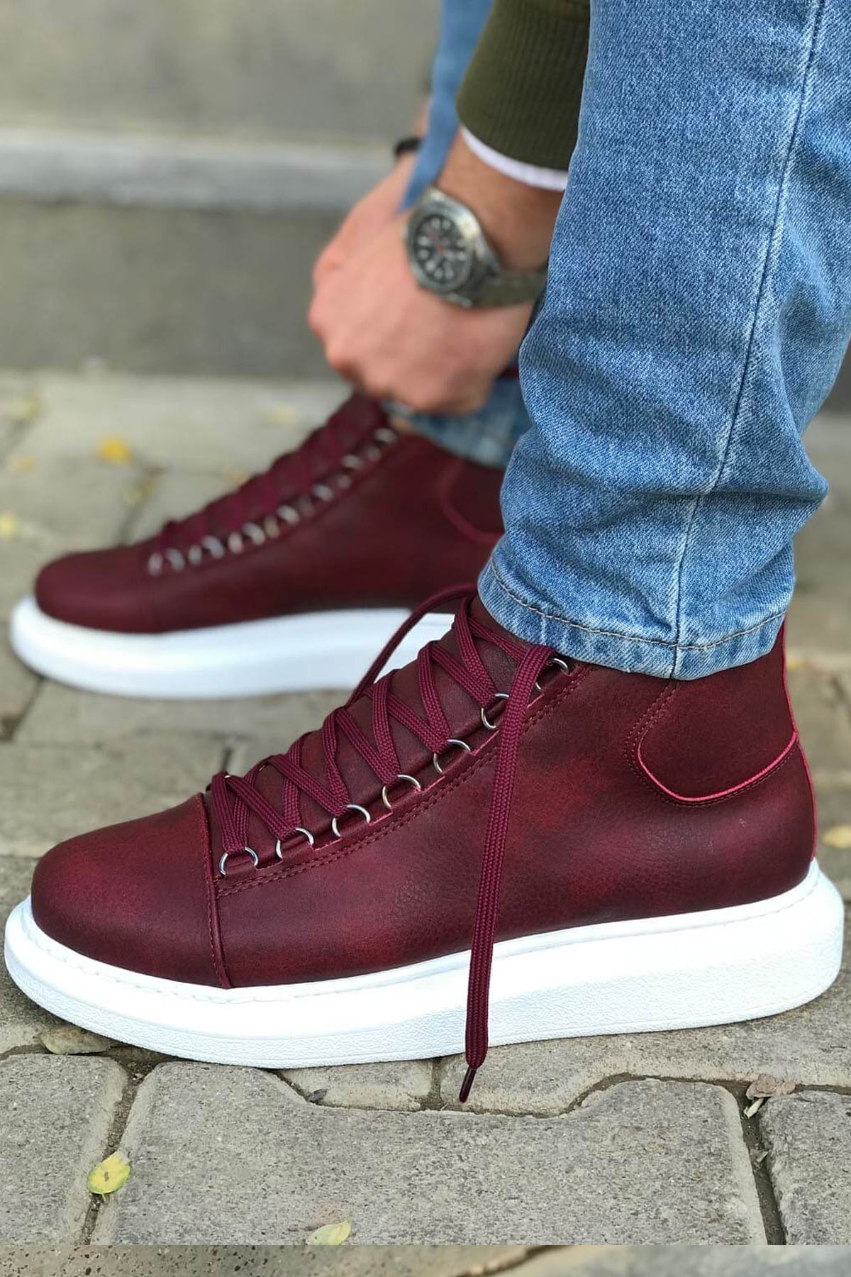 MN258 - CBT Roma Erkek Bot BORDO