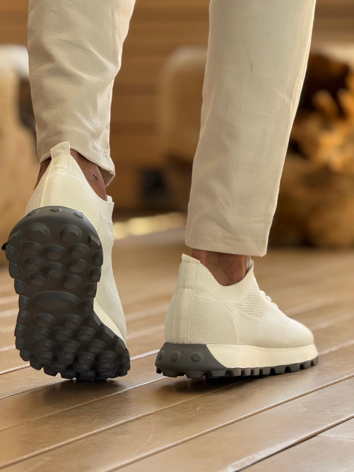 MN2409 - Triko Erkek Ayakkabı BEYAZ