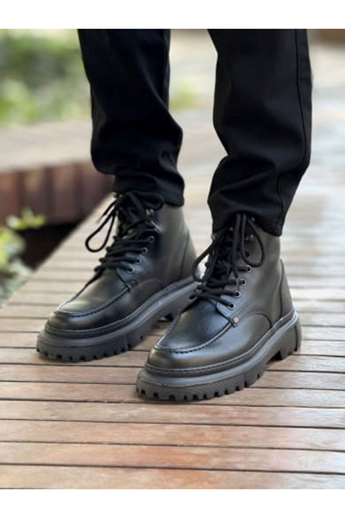 MN2529 - Fantasya ST Erkek Bot SIYAH