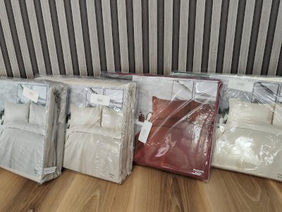 BELLA HOME PAMUK SATEN NEVRESİM TAKIMI TEK Kişilik (BORDO)